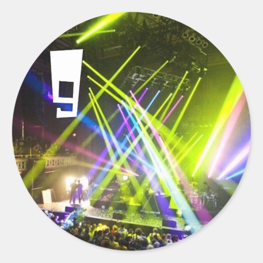 9 RUNDER AUFKLEBER (Vorderseite)