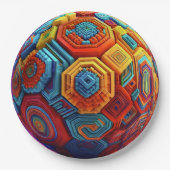 9" runder Papier-Teller Pappteller (Vorderseite)