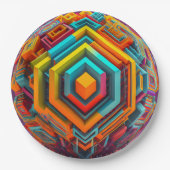 9" runder Papier-Teller Pappteller (Vorderseite)