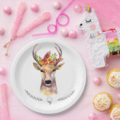 9" Rundpapierplatte Buchenbrocken Pappteller (Party)