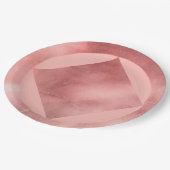 9" Rundpapierplatte Pappteller (Schrägansicht)