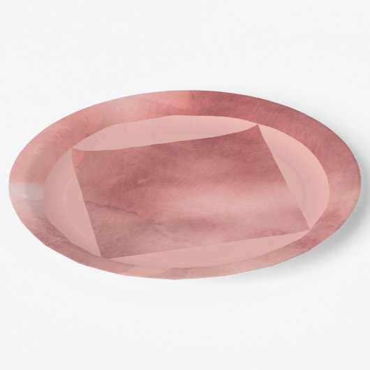 9" Rundpapierplatte Pappteller (Schrägansicht)