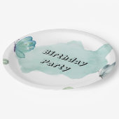 9" Rundpapierplatte Pappteller (Schrägansicht)