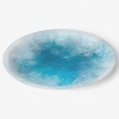 9" Rundpapierplatte Pappteller (Schrägansicht)