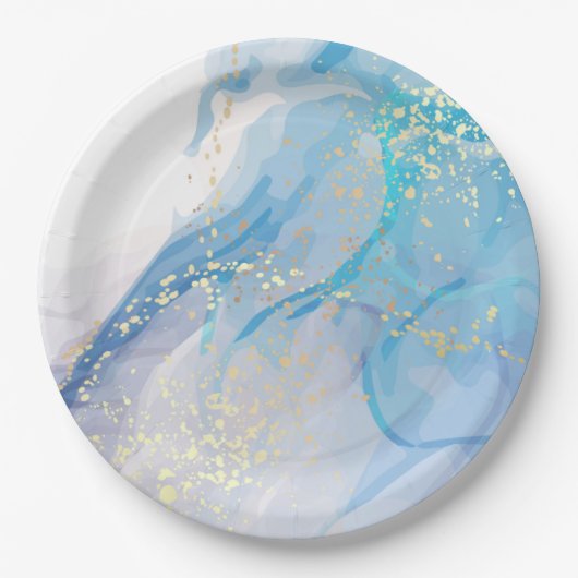 9" Rundpapierplatte Pappteller (Vorderseite)