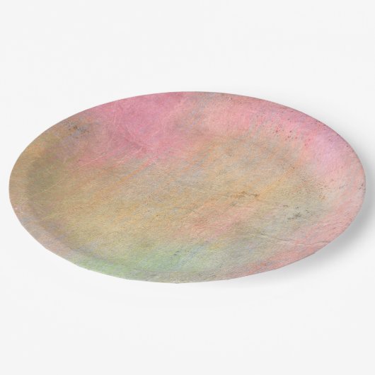 9" Rundpapierplatte Pappteller (Schrägansicht)