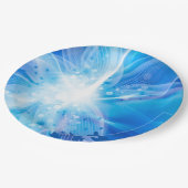 9" Rundpapierplatte Pappteller (Schrägansicht)