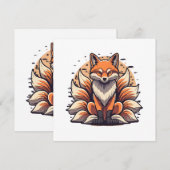 9 Schwalbenschwanz Einladung (Vorne/Hinten)