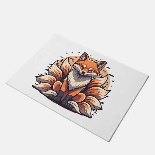 9 Schwalbenschwanz Fußmatte (Schrägansicht)