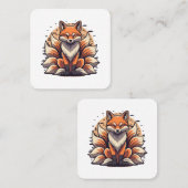 9 Schwalbenschwanz Quadratische Visitenkarte (Vorne/Hinten)