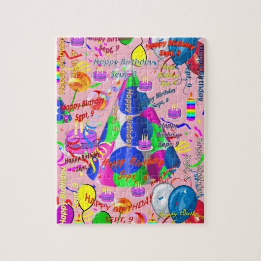 9. September, Jigsaw Puzzle (Vertikal)