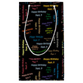 9. September Kleine Geschenktüte (Rückseite)