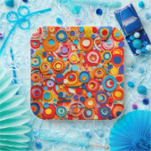 9" Square Paper Plate Pappteller (Party)