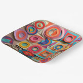 9" Square Paper Plate Pappteller (Gewinkelt)