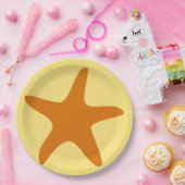 9" Starfish Paper-Teller Pappteller (Party)