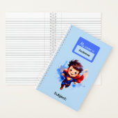 9 Superhelden Kinder Jungen Schreibwaren Schüler Notizblock (Innen)