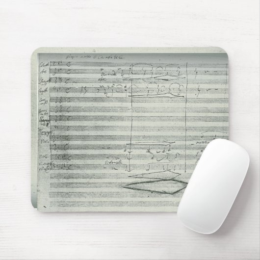 9. Symphonie Beethovens, Musik-Manuskript Mousepad (Mit Mouse)