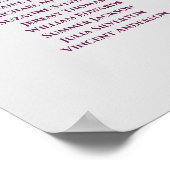 9 Tabelle Seekarten Lila & grau Poster (Ecke)