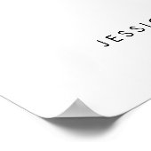 9 Tabellen Destinationen World Map Seating Chart Poster (Ecke)