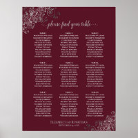 9 Tafelsilber für Hochzeitssitze — Burgund