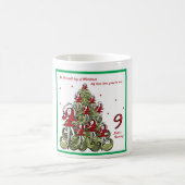 9. Tag von Weihnachten Kaffeetasse (Mittel)
