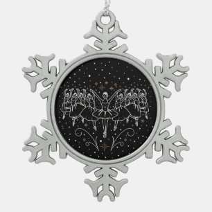 9. TAG von WEIHNACHTEN/von Schneeflocke-Verzierung Schneeflocken Zinn-Ornament