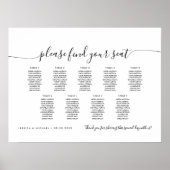 9 Tische für moderne Sitzplätze Poster (Vorne)