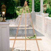 9 Tische Grüne Hochzeitsplanung Acrylschild