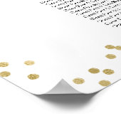 9 Tische Grüne Hochzeitstabelle Poster (Ecke)