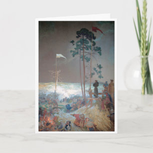 9. Treffen in Krizky, Mucha Karte