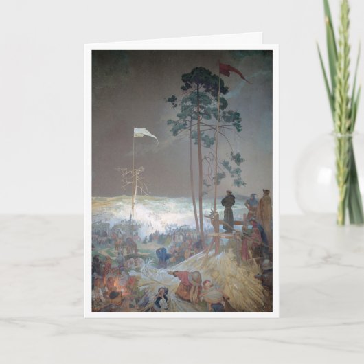 9. Treffen in Krizky, Mucha Karte (Vorderseite)