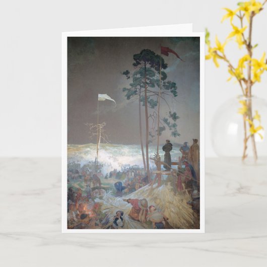 9. Treffen in Krizky, Mucha Karte (Gelbe Blume)