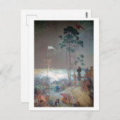 9. Treffen in Krizky, Mucha Postkarte (Vorne/Hinten)