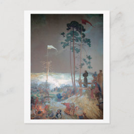 9. Treffen in Krizky, Mucha Postkarte