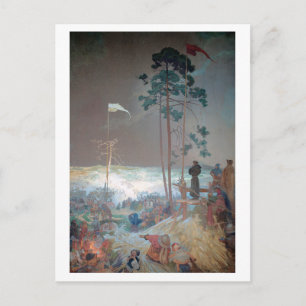 9. Treffen in Krizky, Mucha Postkarte