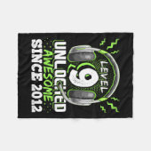 9 Unlocks Phantastisch 2012 Videospiel 9. Geburtst Fleecedecke (Vorderseite (Horizontal))