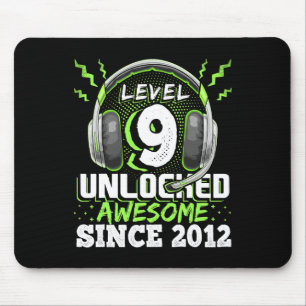 9 Unlocks Phantastisch 2012 Videospiel 9. Geburtst Mousepad