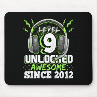 9 Unlocks Phantastisch 2012 Videospiel 9. Geburtst Mousepad