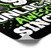 9 Unlocks Phantastisch 2012 Videospiel 9. Geburtst Poster (Ecke)