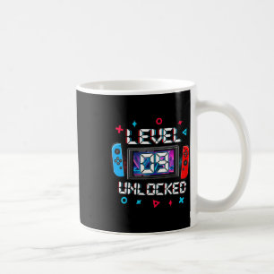 9 Unverriegelter Gamer 9. Geburtstag Geschenk Vide Kaffeetasse