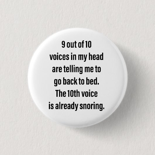 9 von 10 Button-Backed Voices Button (Vorderseite)