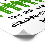 9 von 10 Husbands Funny Poster (Ecke)