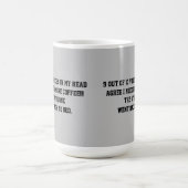 9 von 10 Stimmen in meinem Kopf COFFEE-TASSE Kaffeetasse (Mittel)