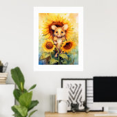 9 von 17 Sonnenblumengarten Miceville Poster (Heimbüro)