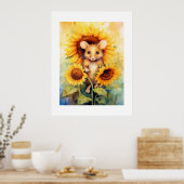 9 von 17 Sonnenblumengarten Miceville Poster (Küche)