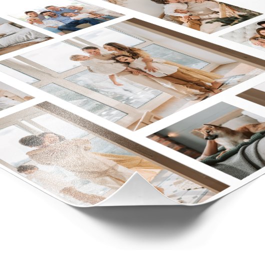9 Vorlage für FotoCollage personalisieren Fotodruck (Ecke)