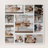 9 Vorlage für FotoCollage personalisieren Puzzle (Horizontal)