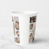 9 Vorlage für FotoCollage personalisieren Sie die Pappbecher (Links)