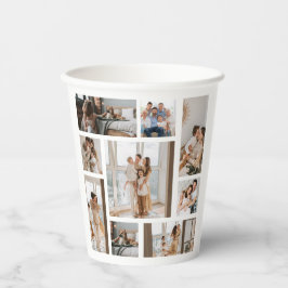 9 Vorlage für FotoCollage personalisieren Sie die  Pappbecher