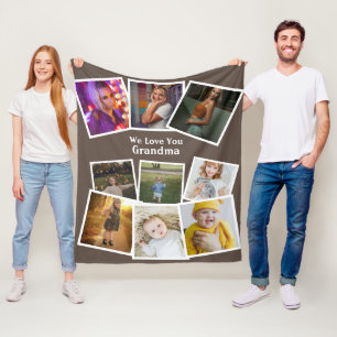 9 Vorlage und Personalisierter Text Fleecedecke